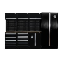 BUNKER 15 Piece Modular Storage Combo with Worktop, 2955mm &pound;2,311.00